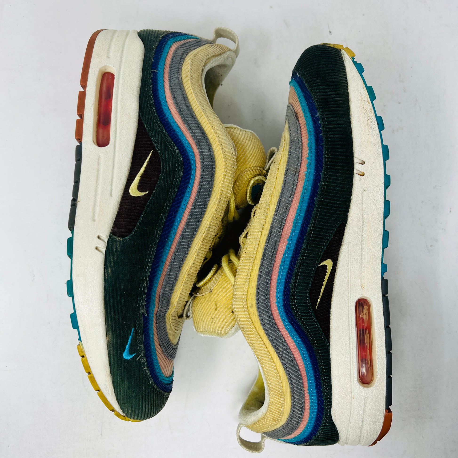 Nike Air Max 1/97 Sean Wotherspoon extra lace set, 2018 release, clean upper, no box, additional laces and patches included.