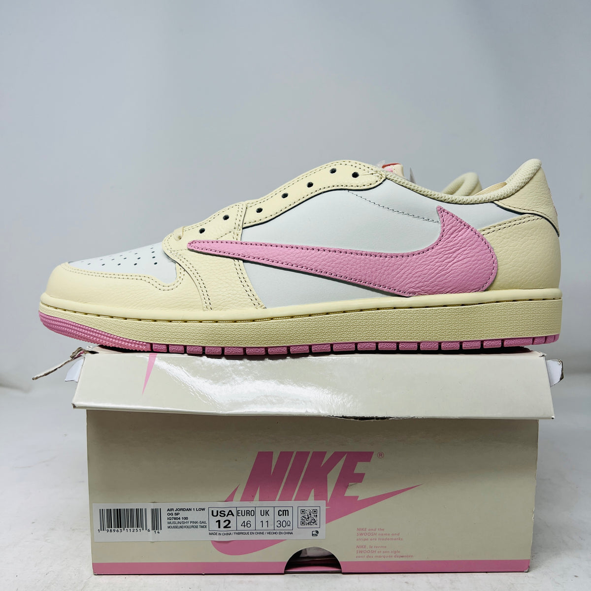 Jordan 1 Retro Low OG SP Travis Scott Shy Pink