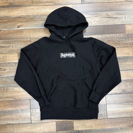 Supreme Bandana Box Logo Hooded Sweatshirt Black