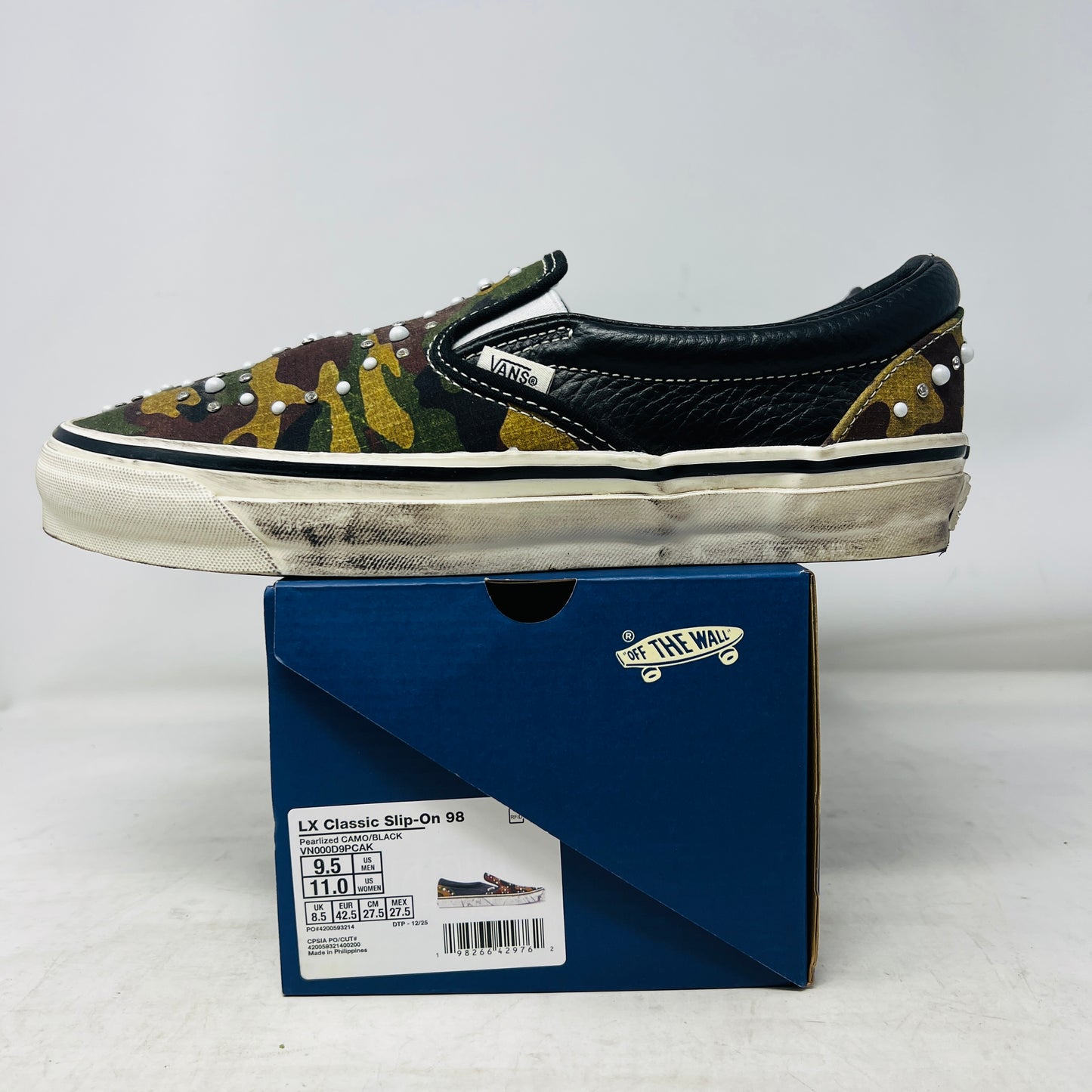 Vans LX Classic Slip-On 98 Pearlized Pack Camo Black