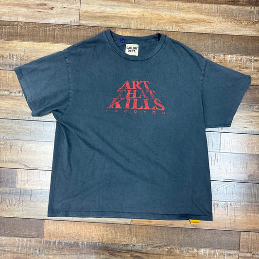 Gallery Dept. The Force Logo Tee 'Light Vintage Black'