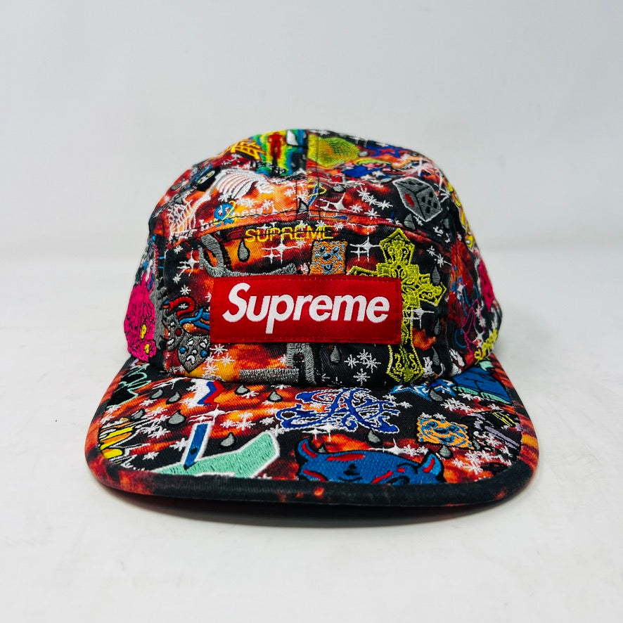 Supreme AOI Embroidered Camp Cap Red – Holy Ground