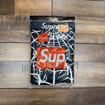 Supreme Hanes Spider-Man Boxer Briefs (2 Pack) Black