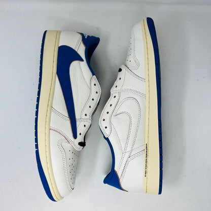 Jordan 1 Retro Low OG SP Fragment x Travis Scott Sail Military Blue