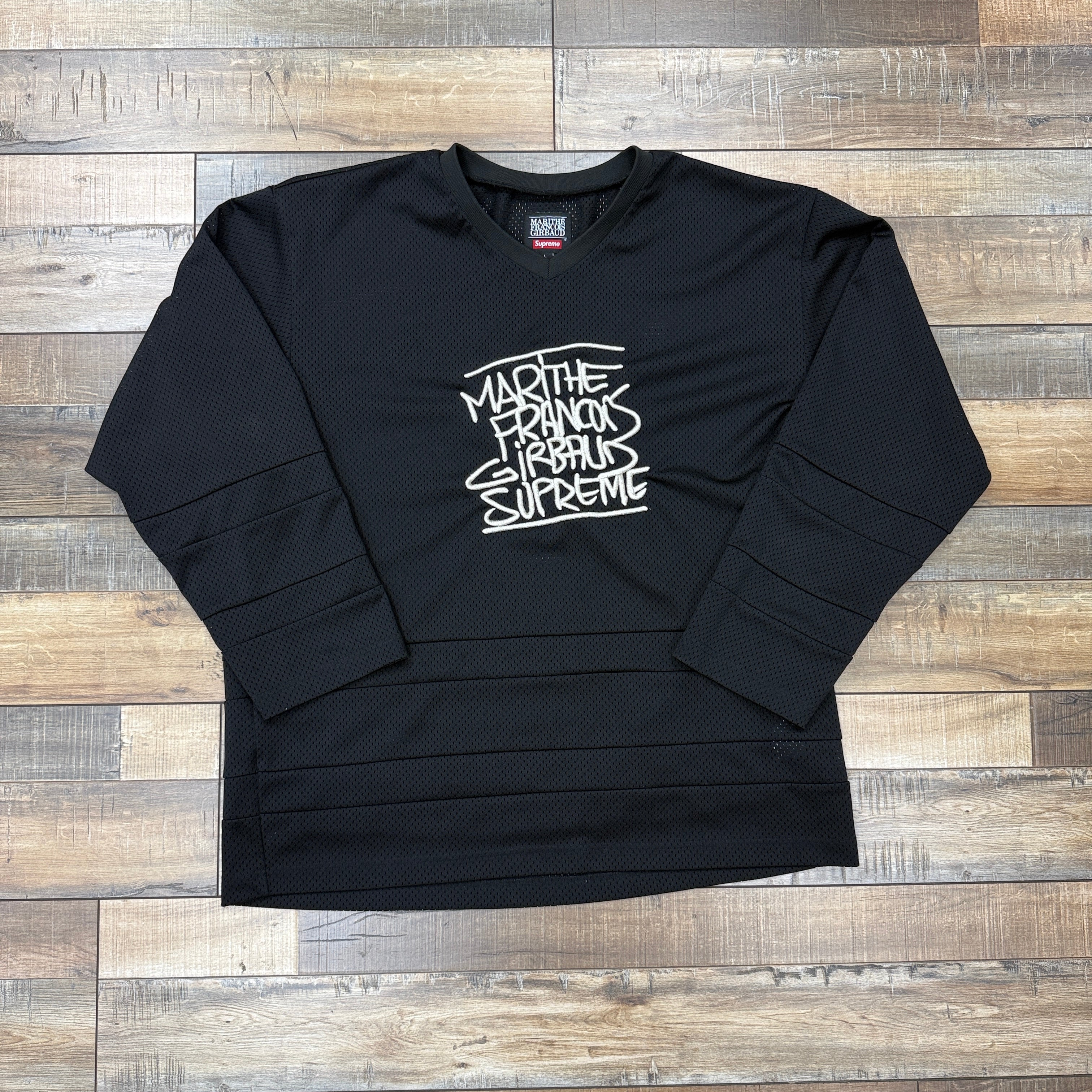 Supreme Marithé + François Girbaud Hockey Jersey Black – Holy Ground