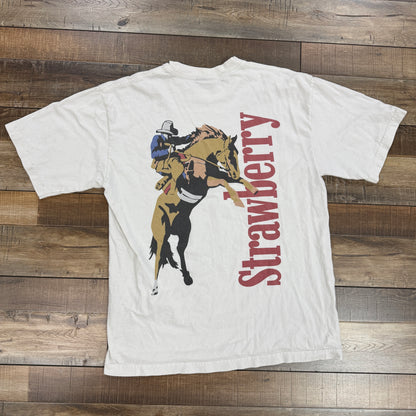 Strawberry Cowboy T-Shirt - Off White