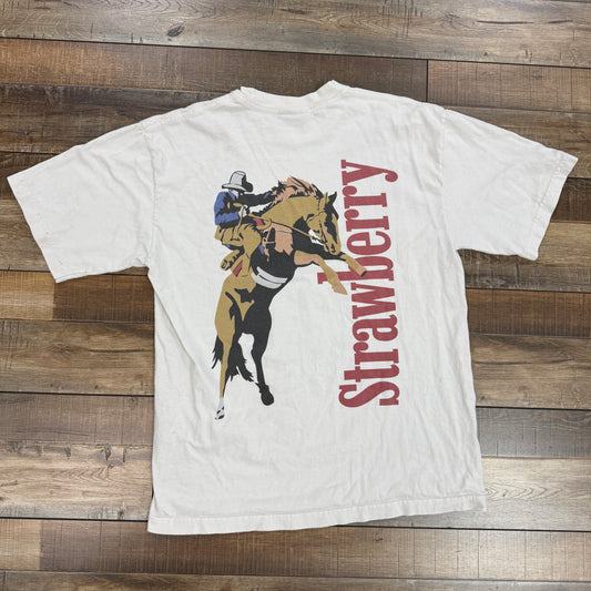 Strawberry Cowboy T-Shirt - Off White
