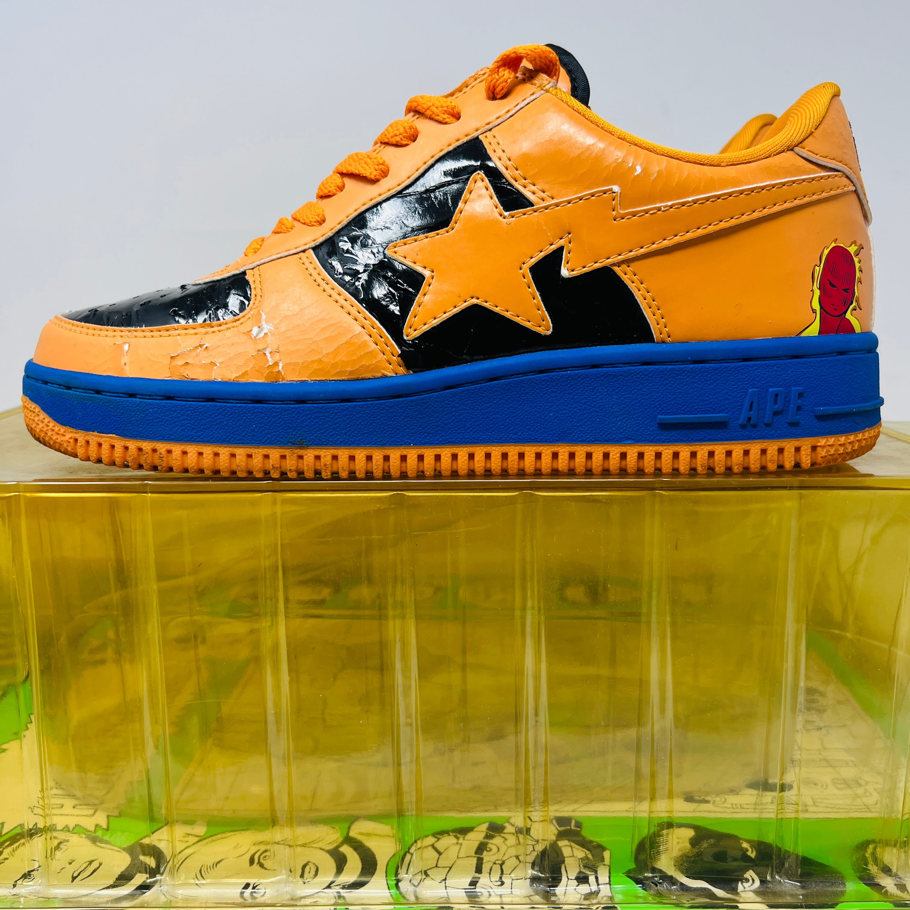 A Bathing Ape Bape Sta Low Marvel Comics Human Torch – Holy Ground