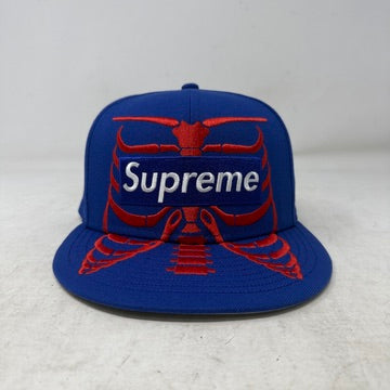 Supreme Bones Box Logo New Era 59Fifty Cap Royal
