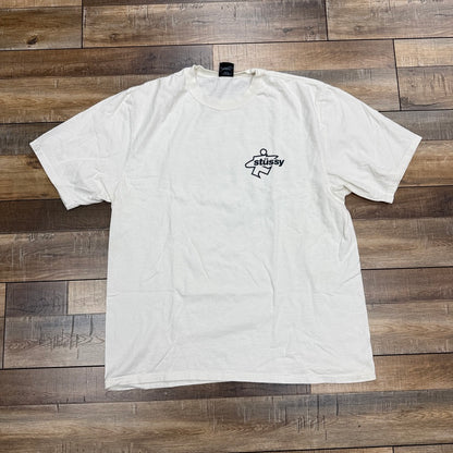 Surf Size Pigment Dyed T-Shirt Off White