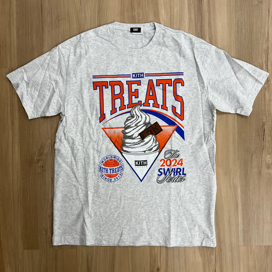Kith Treats Champions Vintage Tee Light Heather Grey