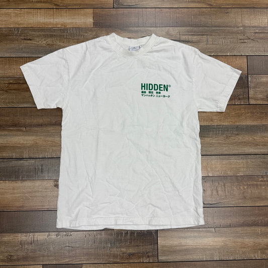 Hidden NY Hard Drive Waterfall Tee White