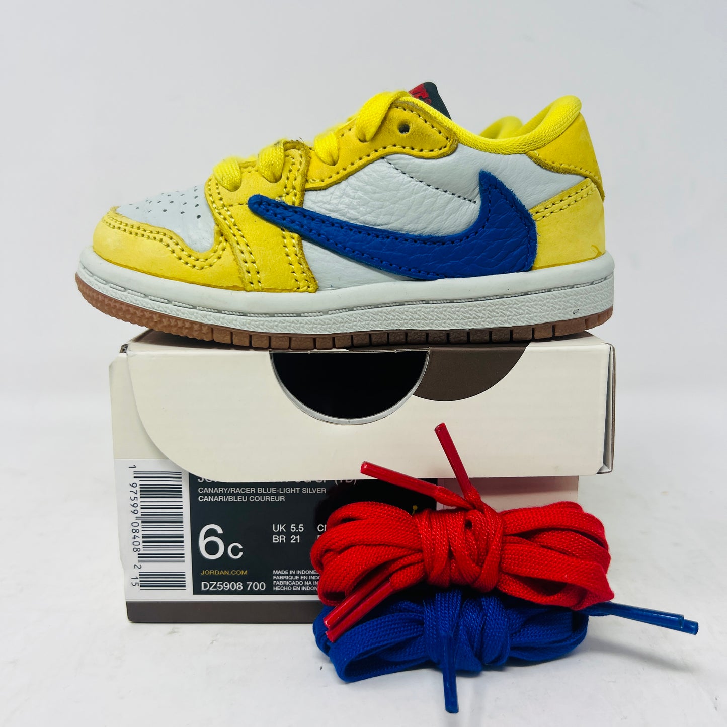 Jordan 1 Retro Low OG SP Travis Scott Canary (TD)