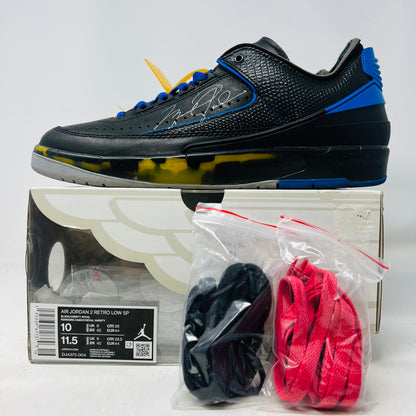 Jordan 2 Retro Low SP Off-White Black Blue
