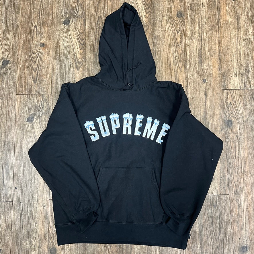 Supreme Icy Arc Hooded Sweatshirt Black