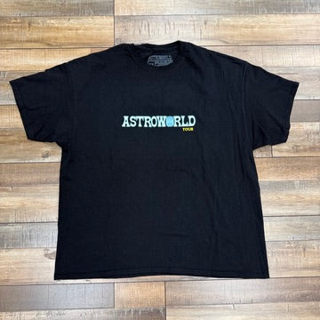 Cactus Jack by Travis Scott Astroworld Tour Tee 'Black'