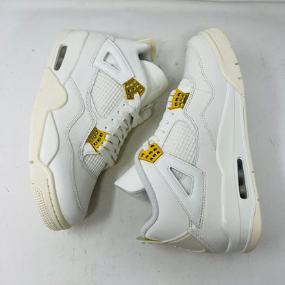 Jordan 4 Retro Metallic Gold (Women's)