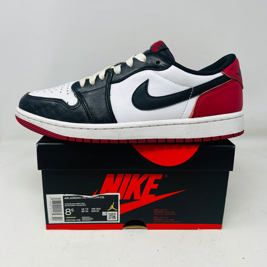 Jordan 1 Retro Low OG Black Toe