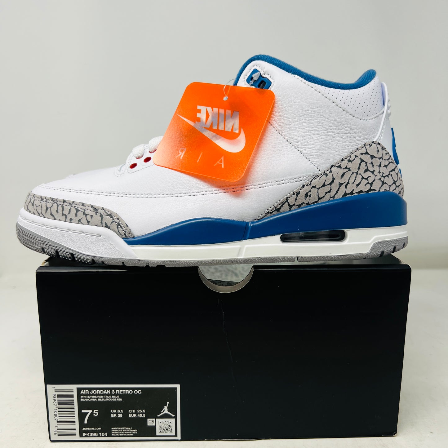 Jordan 3 Retro True Blue (2026)