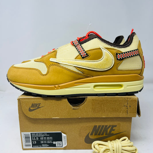 Nike Air Max 1 Travis Scott Cactus Jack Wheat Lemon Drop