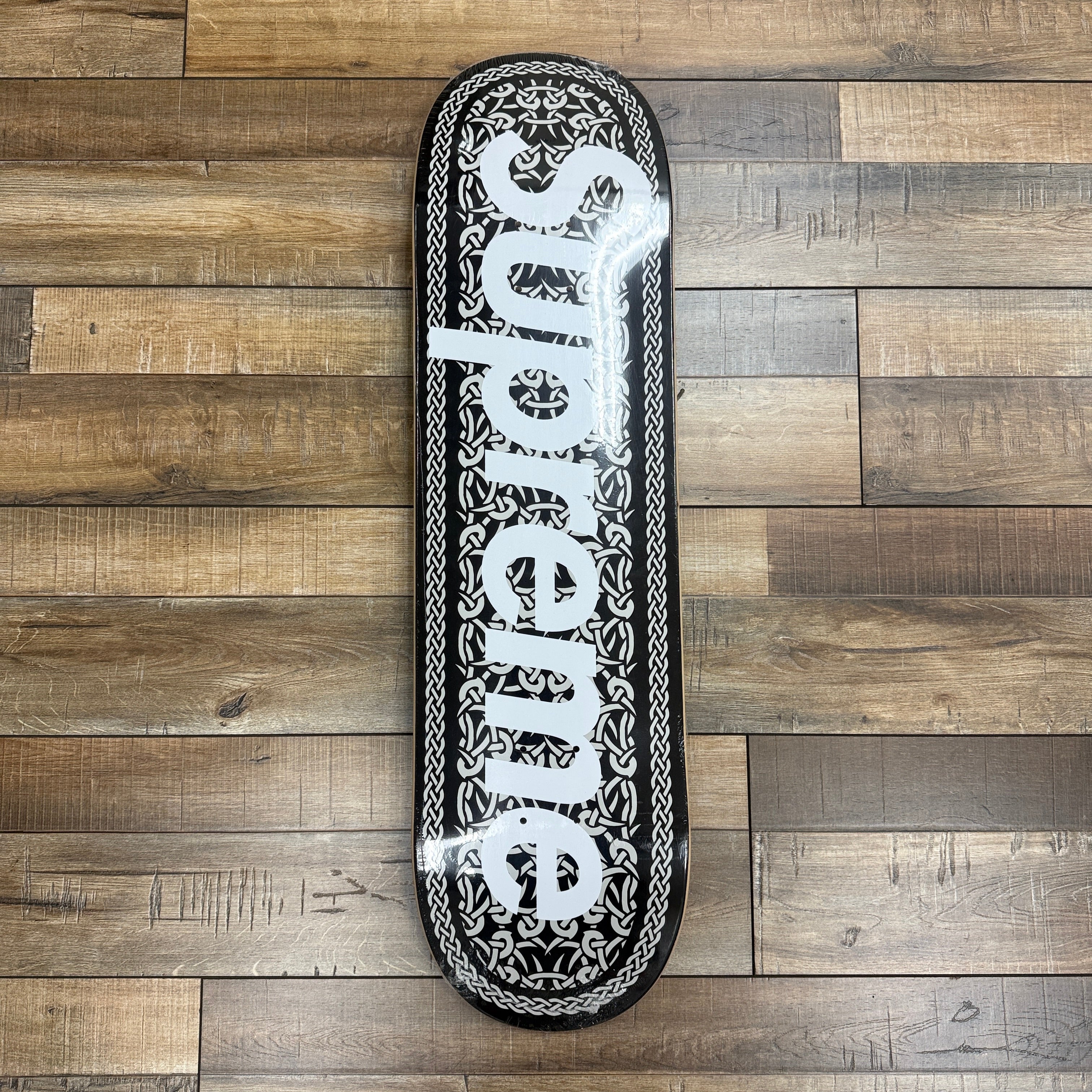 Supreme Celtic Knot Skateboard Deck Black – Holy Ground