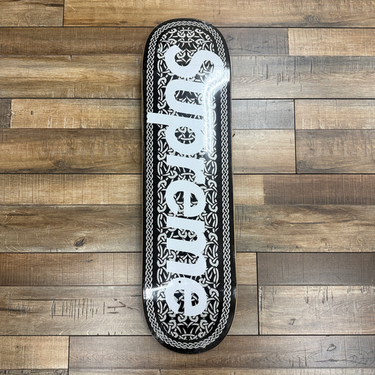 Supreme Celtic Knot Skateboard Deck Black