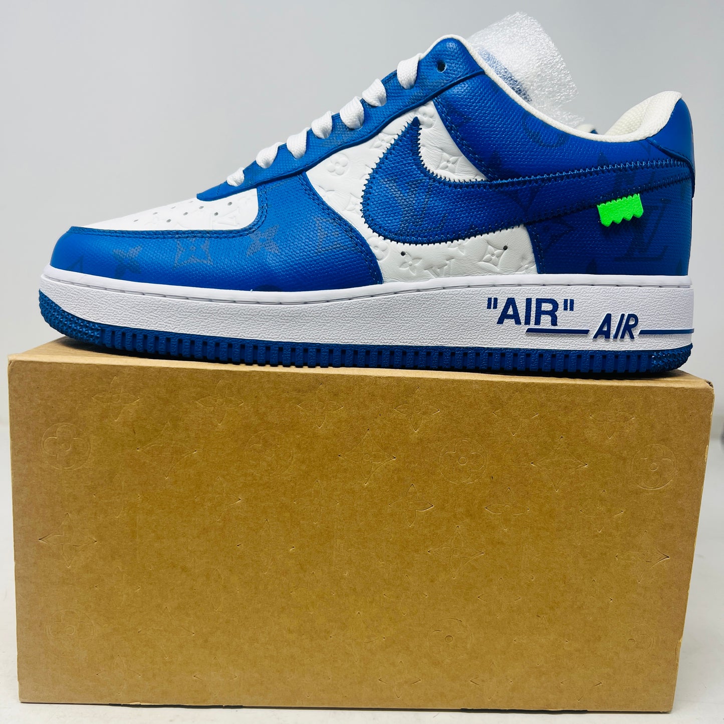 Louis Vuitton Nike Air Force 1 Low By Virgil Abloh White Royal