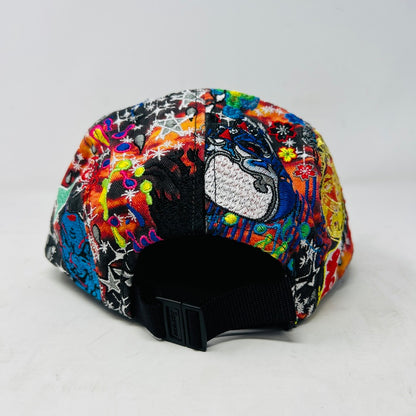 Supreme AOI Embroidered Camp Cap Red
