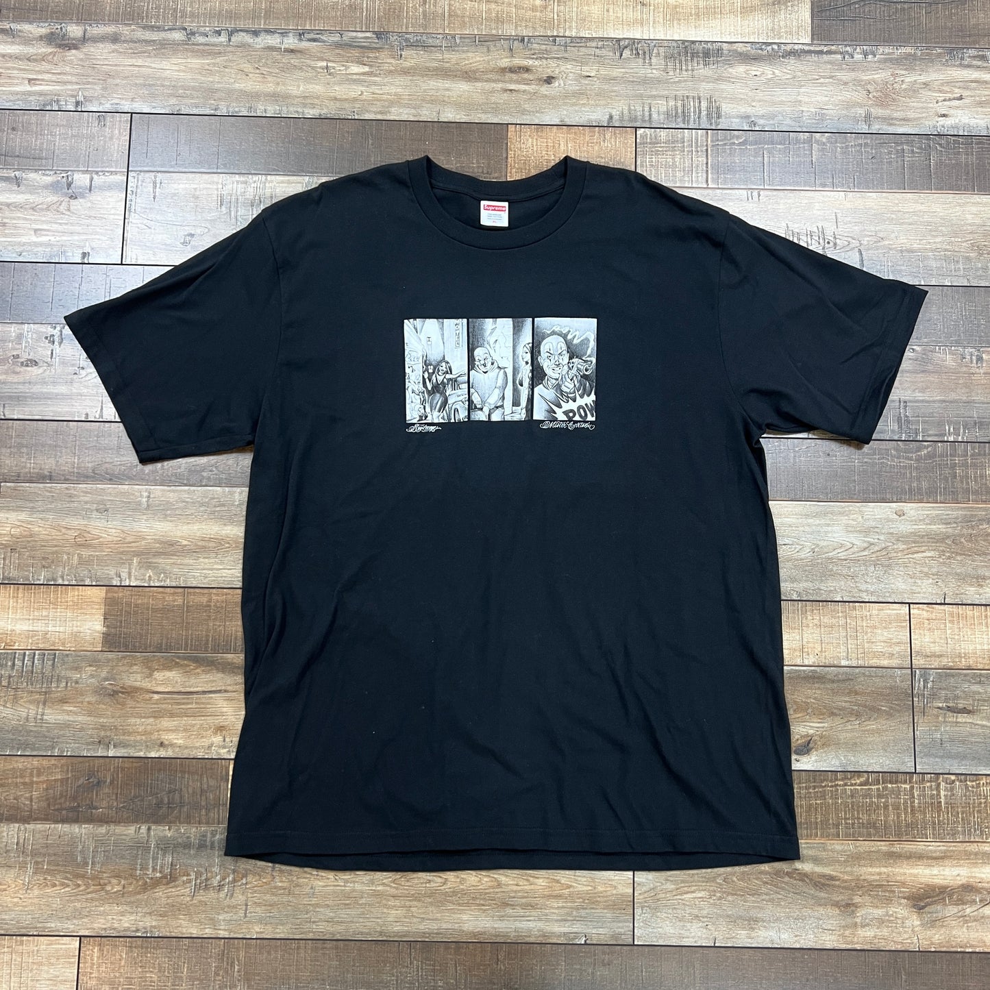 Supreme Mister Cartoon Pow Tee 'Black'