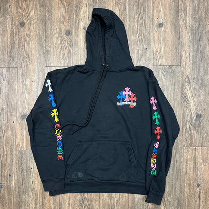 Chrome Hearts Multi Color Cross Hoodie Black