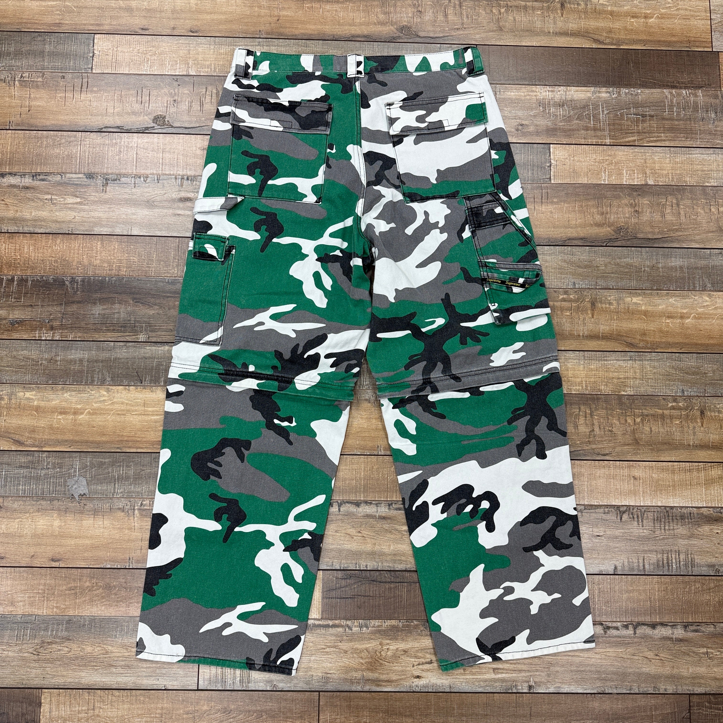 Supreme Zip-Off Utility Pant Green Camo – Holy Ground