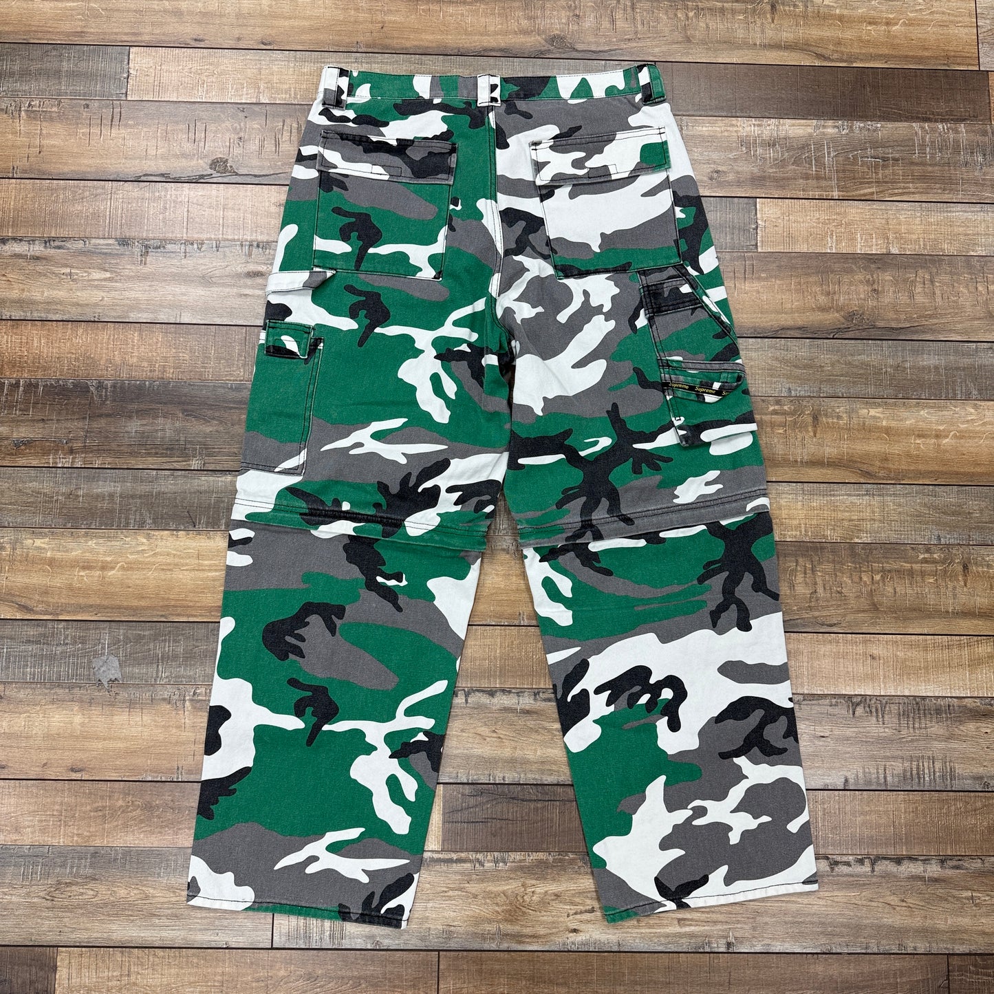 Supreme Zip-Off Utility Pant Green Camo