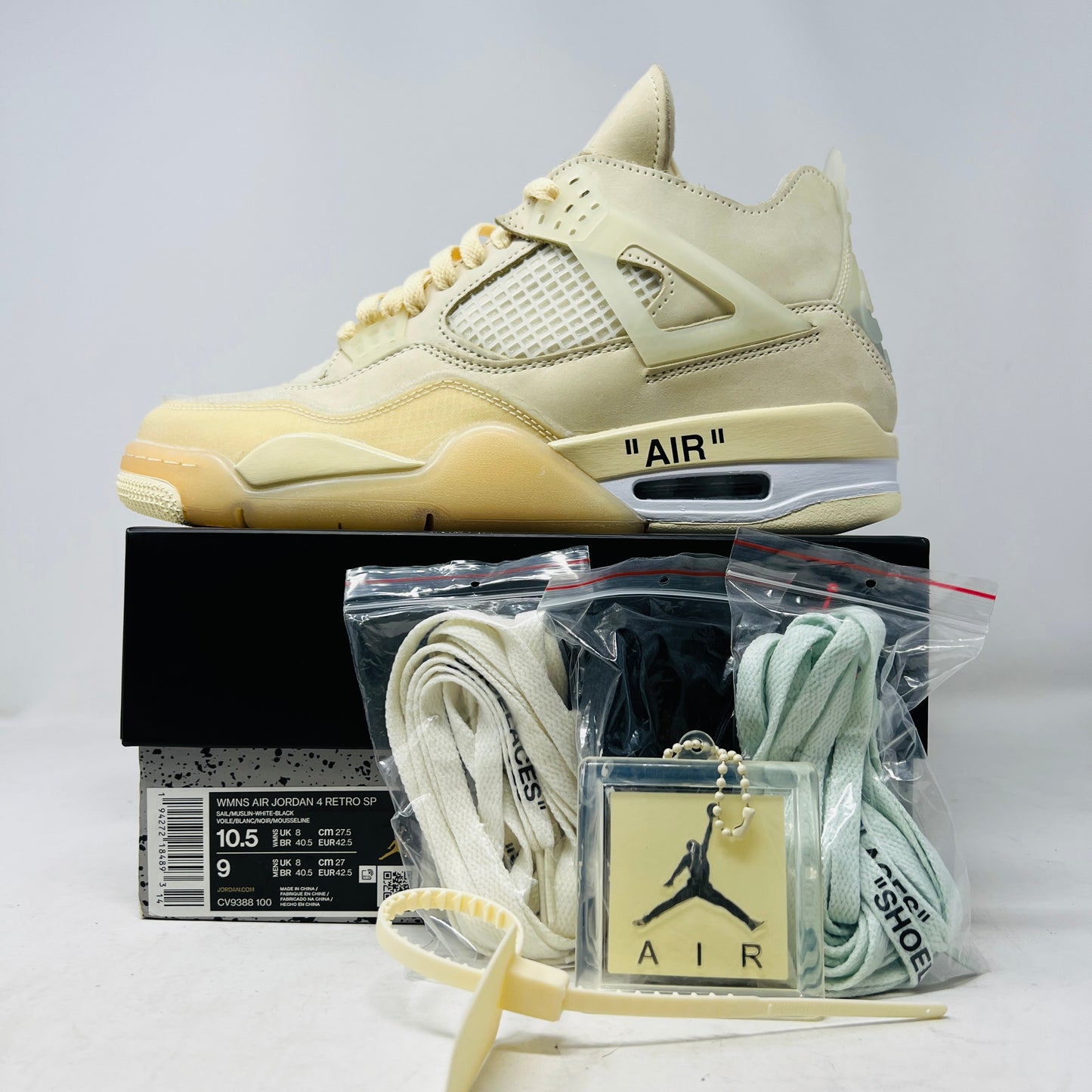Jordan 4 Retro Off-White Sail (Women's)