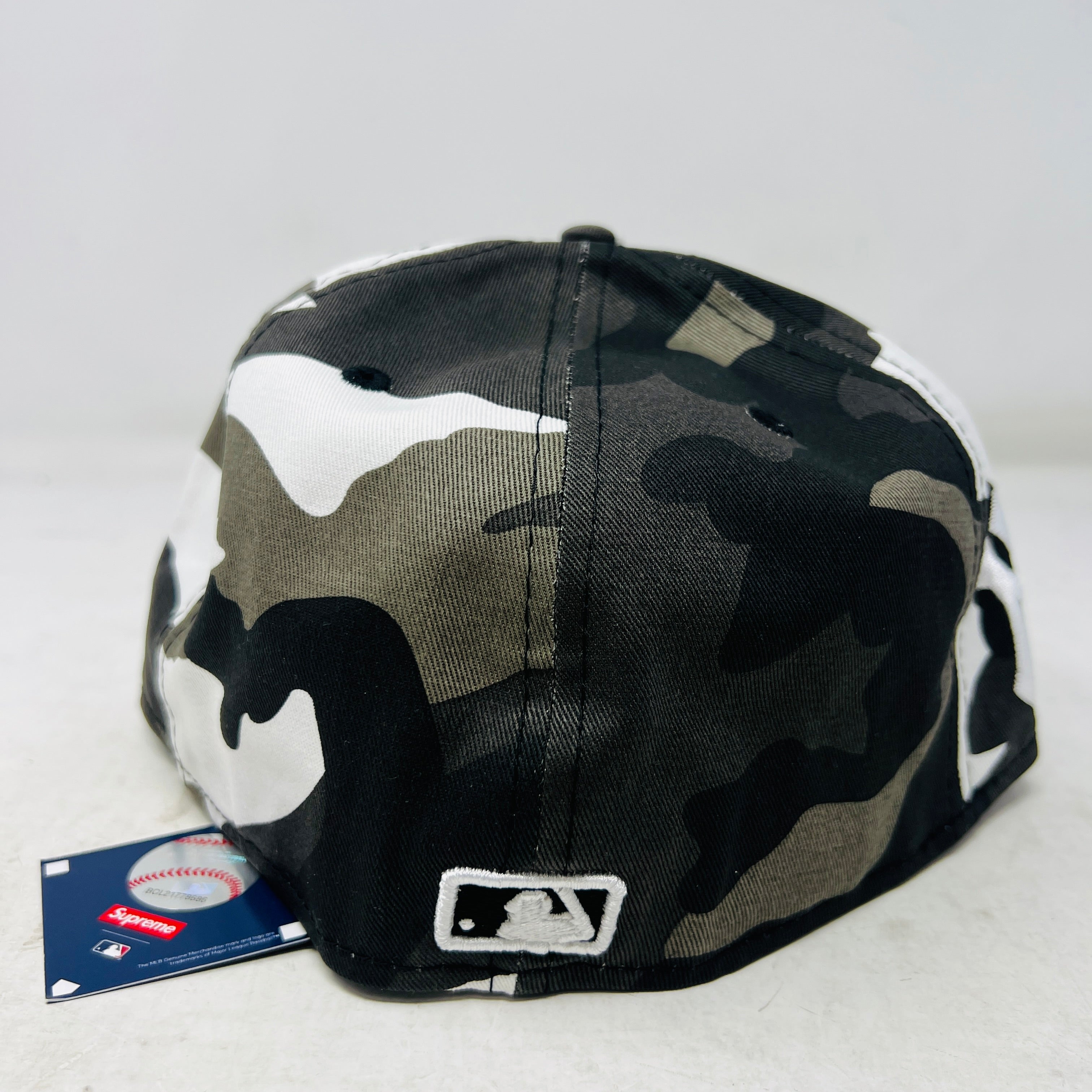 Supreme MLB Teams Box Logo New Era 59Fifty Cap Snow Camo – Holy Ground
