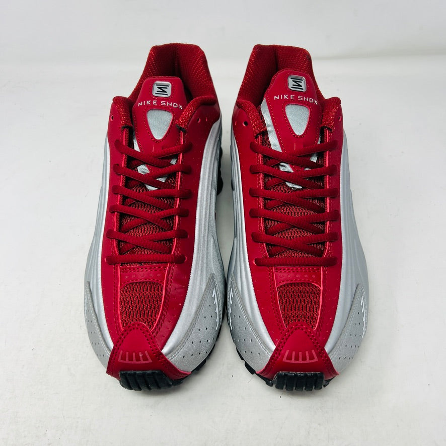 Nike Shox R4 Metallic Silver Black Crimson