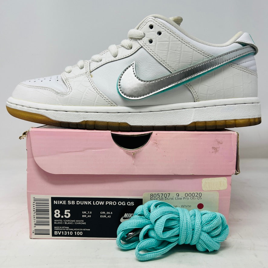 Nike SB Dunk Low Diamond Supply Co. White Diamond
