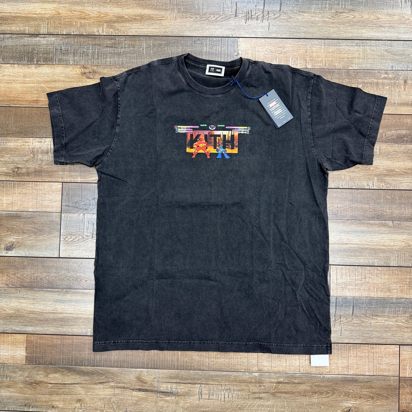 Kith x Marvel vs. Capcom Desert Vintage Tee Black