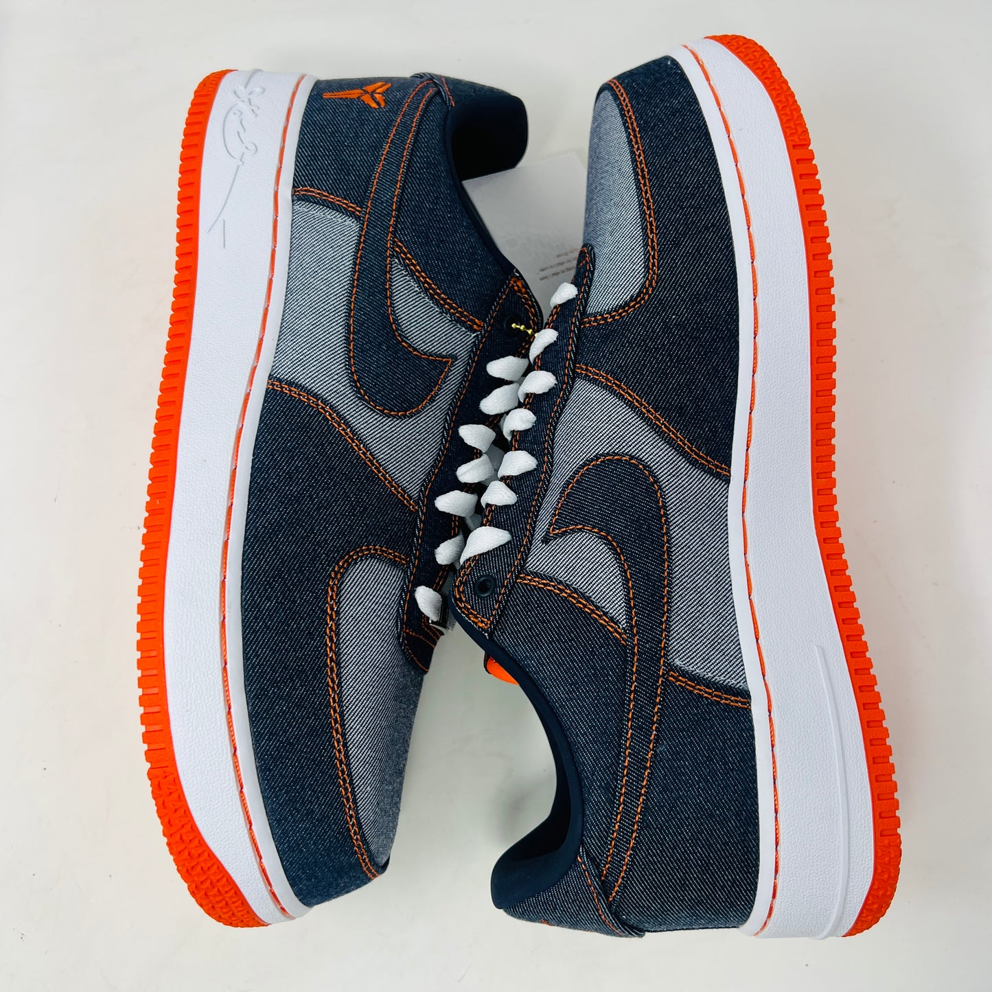 Nike Air Force 1 Low Protro Kobe Bryant Denim Obsidian Safety Orange