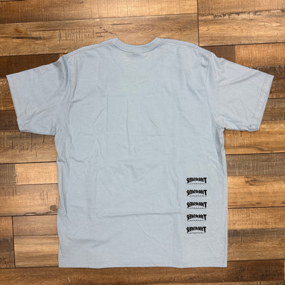 Supreme Thrasher Back Tail Tee Baby Blue