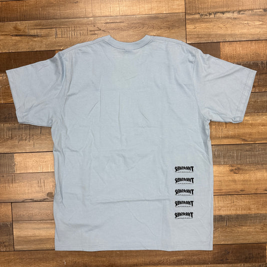 Supreme Thrasher Back Tail Tee Baby Blue