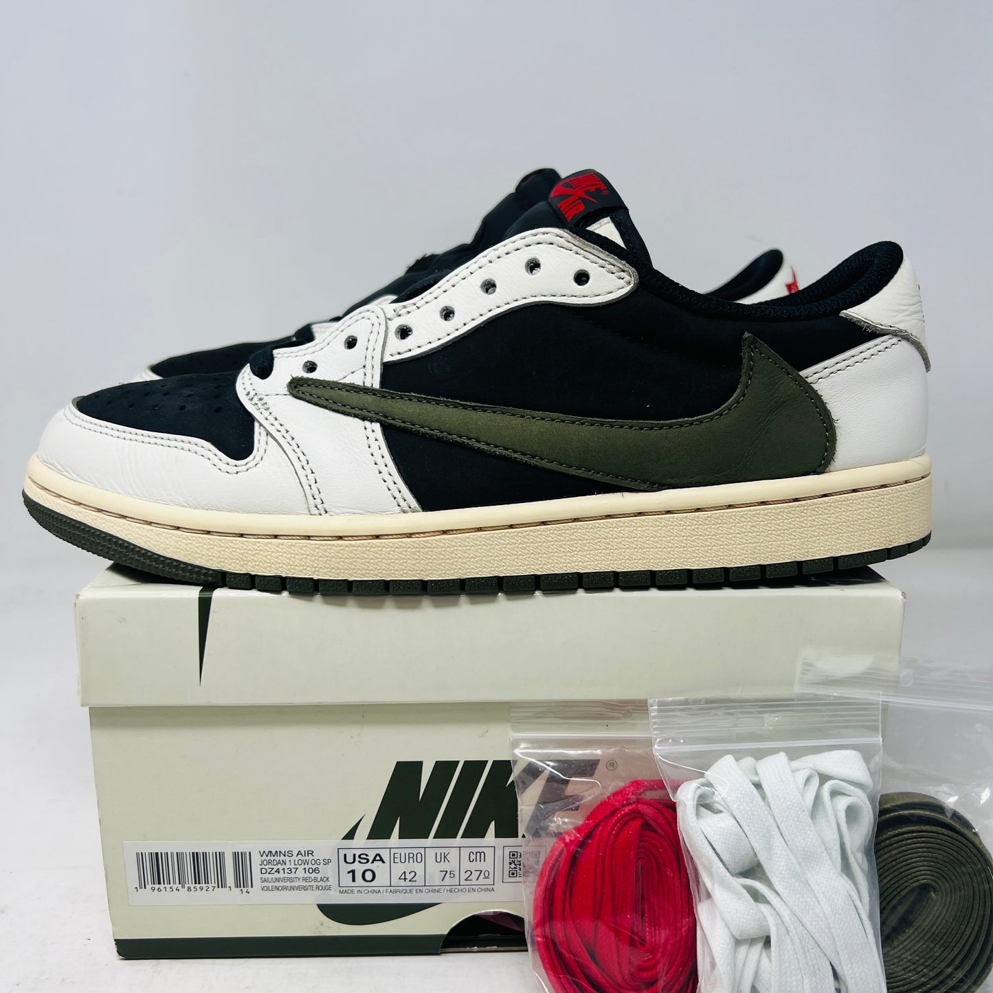 Jordan 1 Retro Low OG SP Travis Scott Olive (Women's)