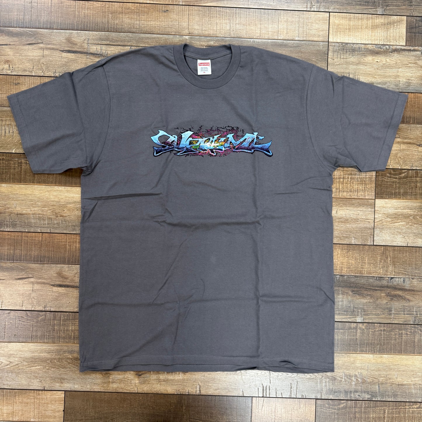 Supreme Tag Tee 'Charcoal'