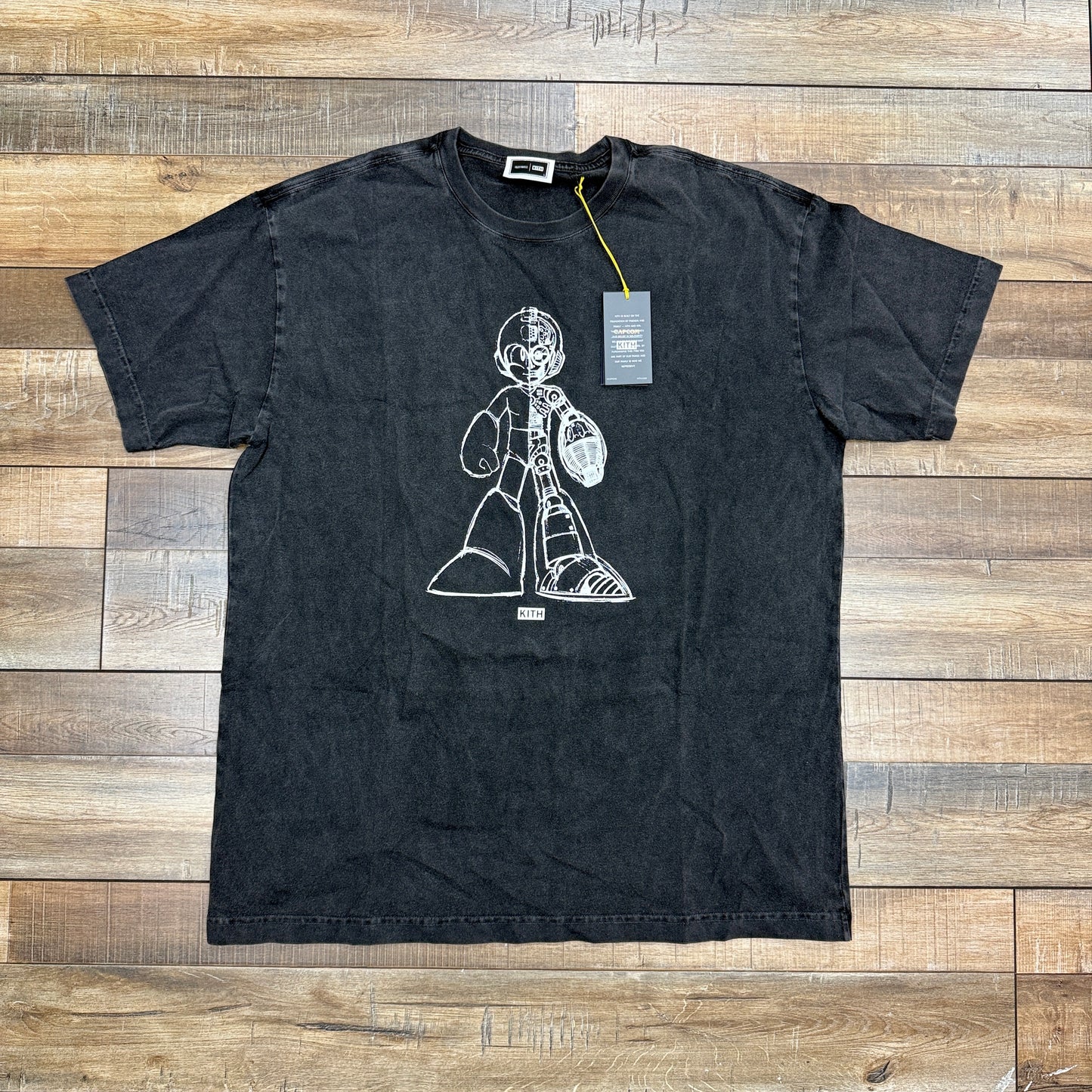 Kith x Capcom Mega Man Sketch Vintage Tee Black