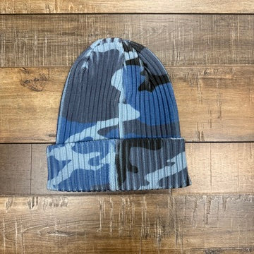Supreme Overdyed Beanie (SS26) Blue Camo