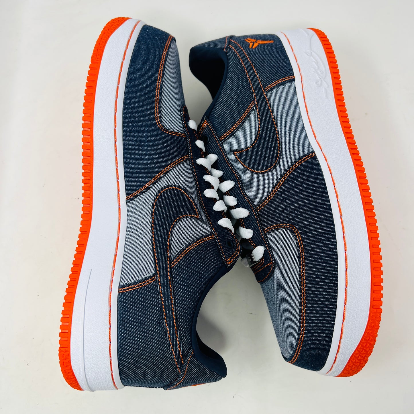 Nike Air Force 1 Low Protro Kobe Bryant Denim Obsidian Safety Orange