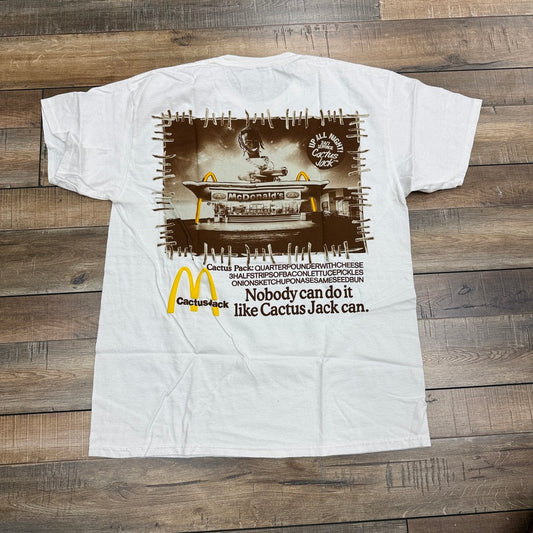 Travis Scott x McDonald's Vintage Action T-shirt White