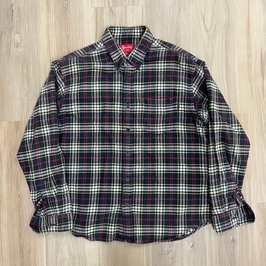 Supreme Tartan Flannel Shirt Black (FW20)