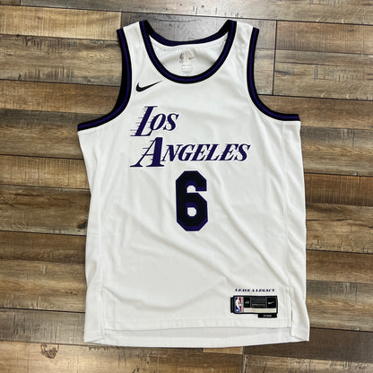 Nike LeBron James LA Lakers City Edition Nike Swingman Jersey