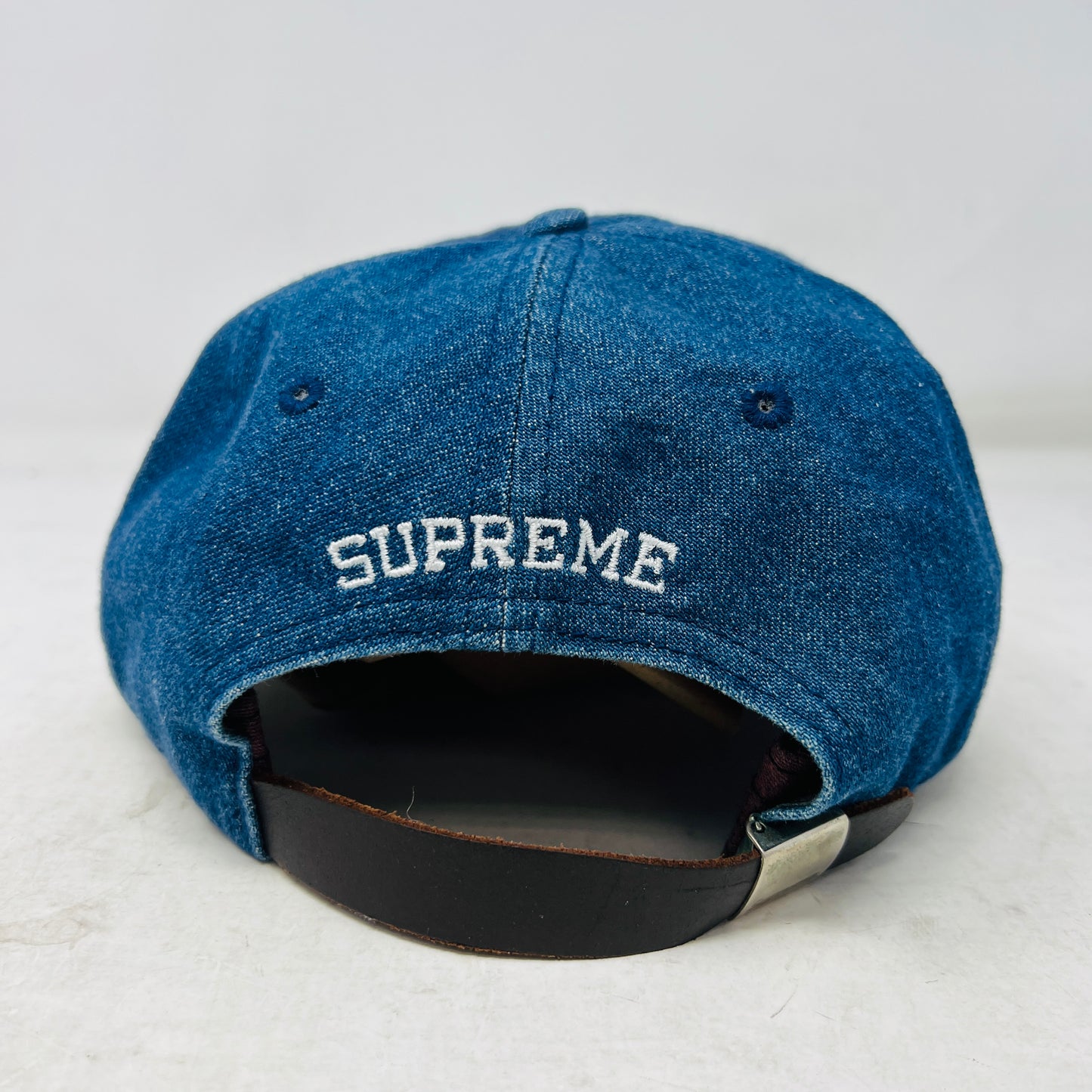 Supreme Pigment S Logo 6-Panel Denim
