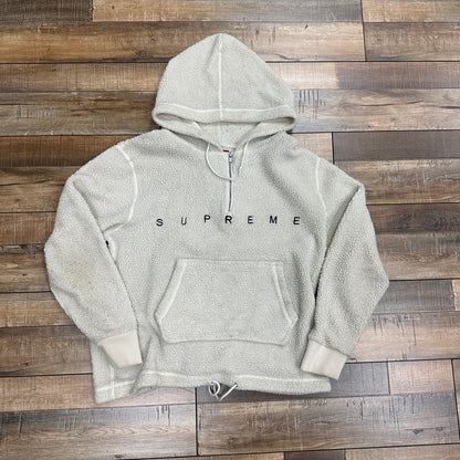 Supreme Sherpa Fleece Pullover Natural